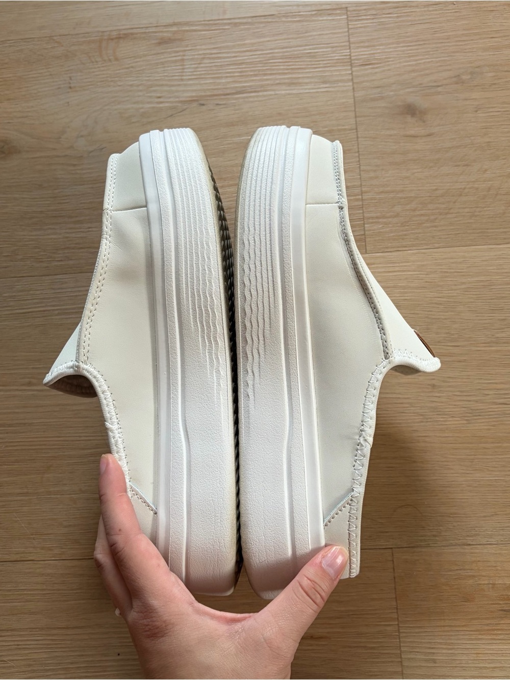 HEY DUDE Austin Lift Classic White Slip-On Loafers - Picture 5 of 9